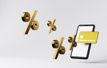 Wireless Payments, Secure Banking with Smartphone and Credit Card - Digital Concept.