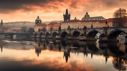 Fototapeta na wymiar Czech Republic - Prague (ai)