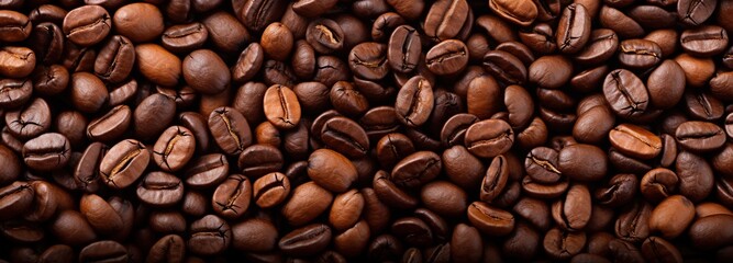 Obraz premium Coffee beans background
