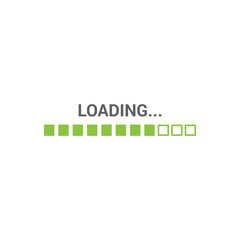 Loading bar progress icon system software update and upgrade concept.