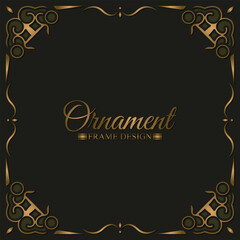 Elegant decorative frame design background