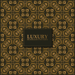 luxury dark seamless pattern background