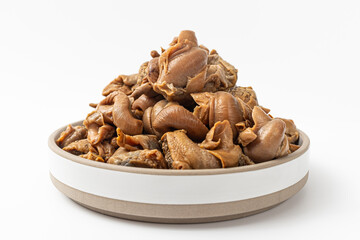 Whelk on a white background