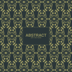 dark ethnic seamless pattern template