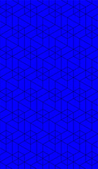 Fototapeta premium Vector seamless cubic hexagon pattern. Abstract geometric low poly background. Stylish grid texture.