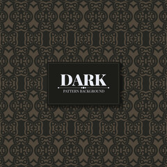 dark ethnic seamless pattern template