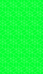 Vector seamless cubic hexagon pattern. Abstract geometric low poly background. Stylish grid texture.