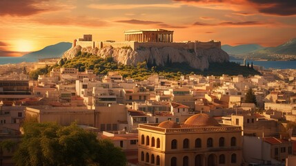 Greece - Athens (ai) - obrazy, fototapety, plakaty