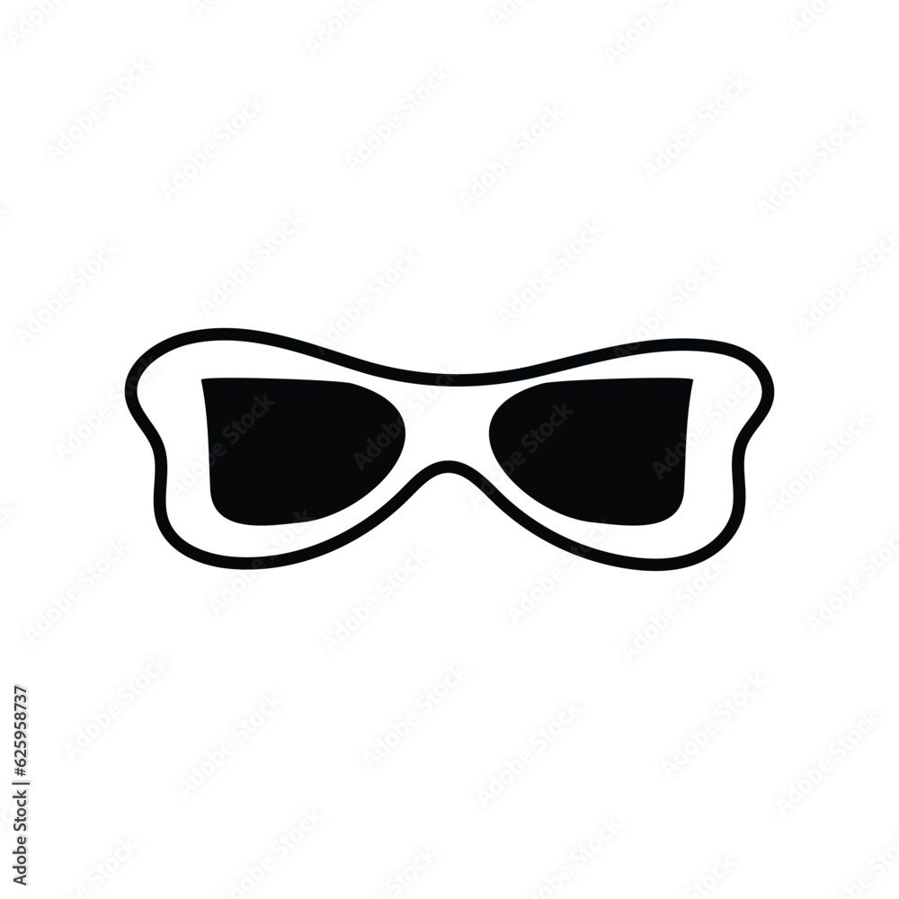 Wall mural sunglasses logo icon