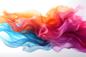 Obraz premium Colorful background, Colourful background, Colorful fabric texture, Silk fabric background, Fluid colorful shape on gradient background