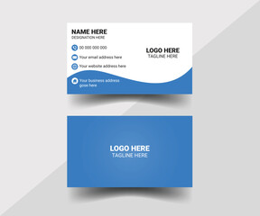 New Modern  business card design template