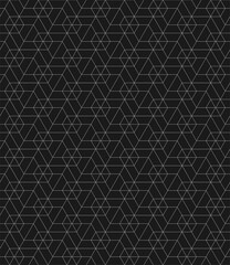 Vector seamless cubic hexagon pattern. Abstract geometric low poly background. Stylish grid texture.