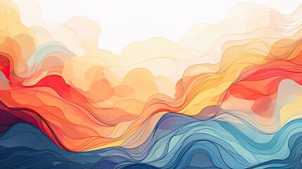 background with waves