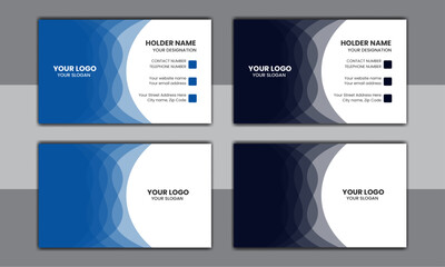 Professional Business card design and modern visiting card