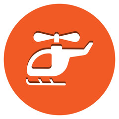 helicopter vector  icon