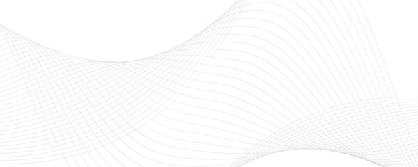 gray wavy lines. abstract technology background. vector illustration