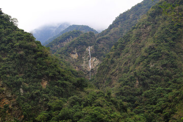 Naklejka premium Taroko National Park or Marble Mountain, Taiwan