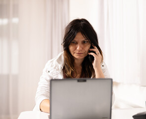 businesswoman smiling