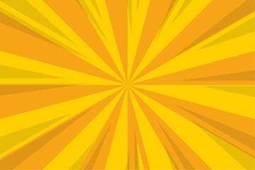 Flat comic style background yellow