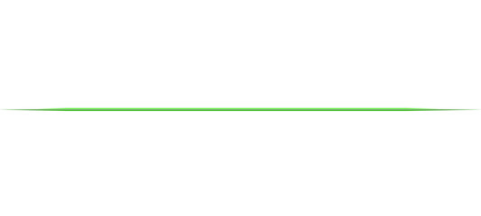 A green horizontal line that can be used to divide graphic elements or text. Vector graphic isolated on a blank background