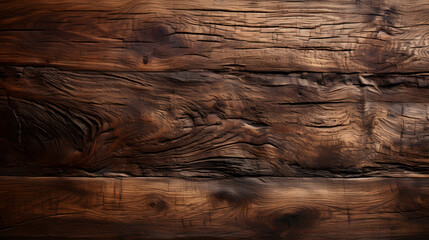 Antikes Holz Dunkler strukturierter Holzhintergrund Texture Generative Ai - obrazy, fototapety, plakaty