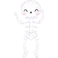 Cute Skeleton, Skull, Cute Halloween, Skeleton