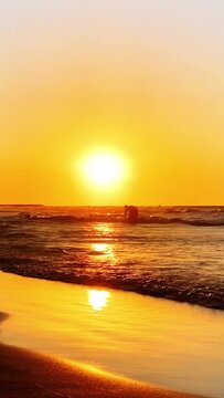 cae el sol en la playa, boca grande Cartagena Colombia