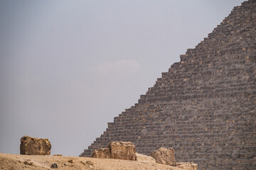 Fototapeta na wymiar Rocas de la Pirámide, Egipto 