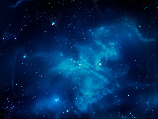 Obraz na płótnie Canvas Star field in space a nebulae and a gas congestion.AI Generated