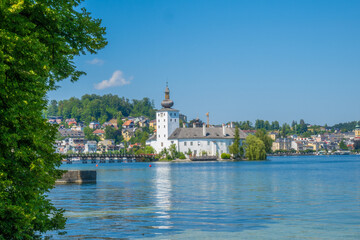 Schloss Orth and the Traunsee, Upper Austria, Austria