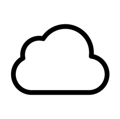 cloudy weather single icon simple graphic designs
