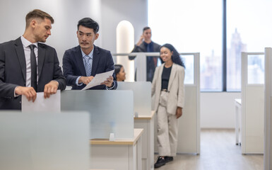 Diverse team apply design thinking to gather insights, propose solutions. Evaluate, create prototype