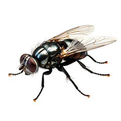 fly on white background​ generative​ AI
