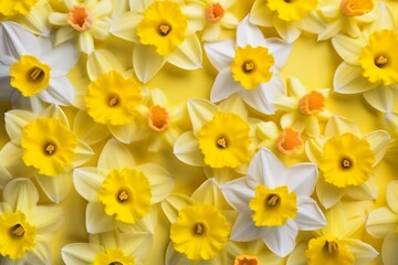 Obraz premium background leaf nature green space tulip copy spring floral flowers blossom beautiful. Generative AI.