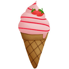 strawberry ice cream