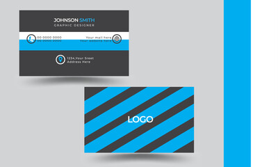 
Modern exclusive simple and clean Business Card Design Template.