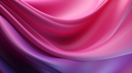 beautiful abstract background with pink wave with purple tint for your design. Generative Ai. 
