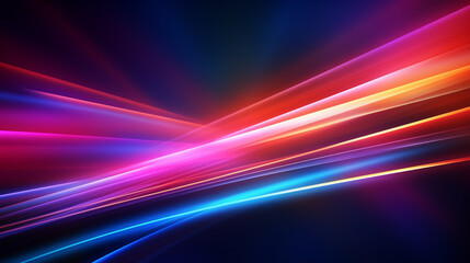 abstract colorful background with lines. Generative Ai. 