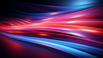 beautiful abstract background with colorful lines. Generative Ai. 