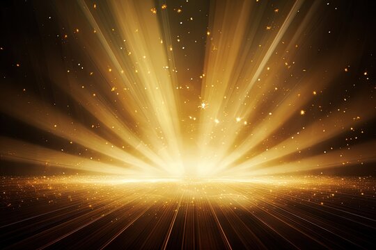 stage abstract light gold background