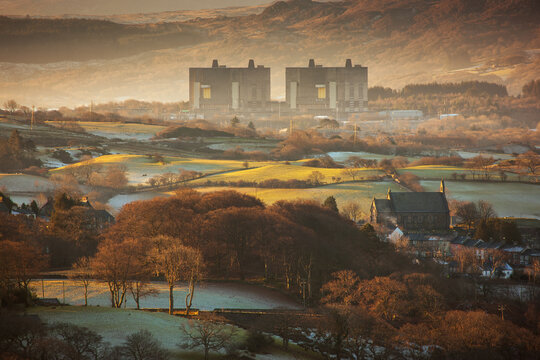 Trawsfynydd Power Station Mid winter