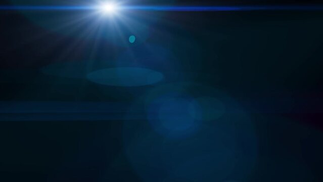 Monomorphic blue coloured lenses.