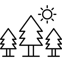 Pine Trees Icon