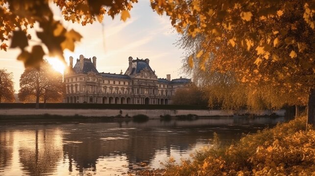 Louvre Museum and Jardin des Tuileries Paris