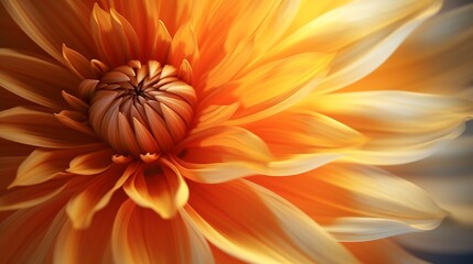 Orange flower texture depicted in an abstract