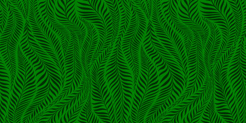 Seamless pattern with leaves. Abstract floral background. Vector illustration.