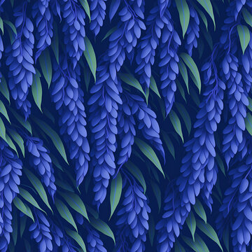 Blue Chinese Wisteria Elegance!
