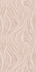 Fototapeta premium Seamless pattern with leaves. Abstract floral background. Vector illustration.