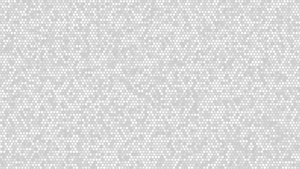 Comics Book Background. Halftone Pattern. Dotted Background. Vector small hexagon shape with light white and grey color seamless pattern background.