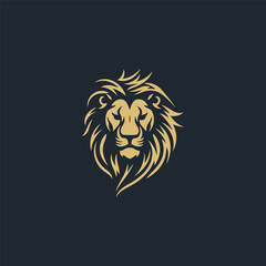 Lion logo design vector illustration